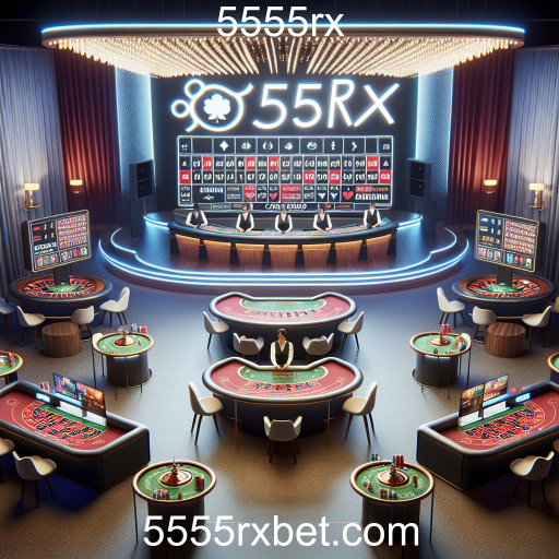 A Revolução dos Jogos Live Dealer no 5555rx